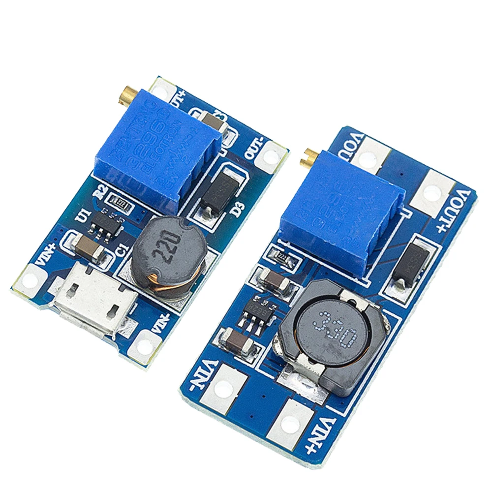 10 шт./лот Micro MT3608 2A Max DC-DC Step Up Power Module Booster A53 | Электронные компоненты и