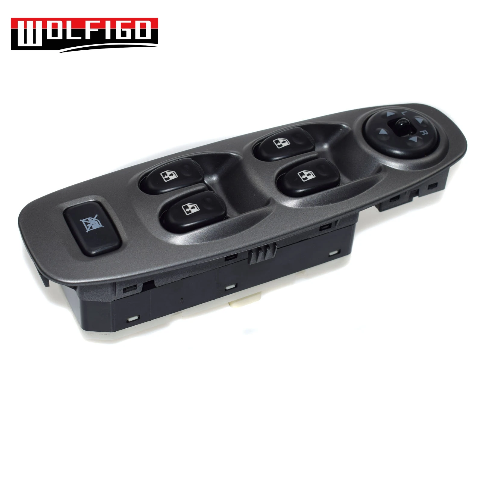 WOLFIGO NEW POWER WINDOW SWITCH MASTER Электрический серый подходит для HYUNDAI ACCENT 2001-2005 9357025000 9357025300 |