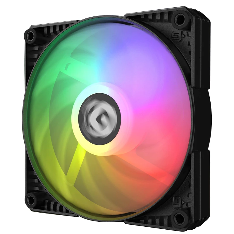 Black RGB Colorful LED Rainbow 14cm Fan for Sync Motherboard ASUS MSI ASROCK Z390 GIGABYTE 4 PIN PWM |