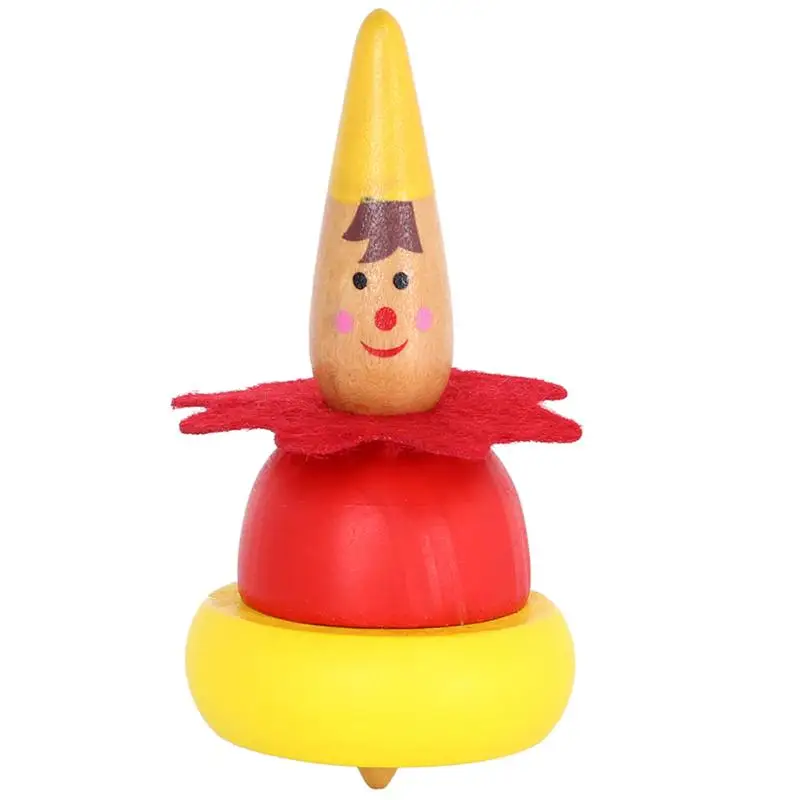 Цвет: желтый Деревянный стол с вращающимся Прядильный механизм игрушечный гироскоп взаимодействие между родителями и детьми, тесно сотрудничали детские развивающие игрушки для детей, подарок - Цвет: Цвет: желтый