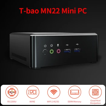 

16GB RAM 512GB M.2 NVNE SSD Mini PC AMD Ryzen 3 2200U Radeon Vega 3 Graphics Mini PC for Home Office