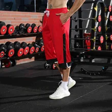 Новые модные мужские спортивные шорты для бега, брюки для бодибилдинга, спортивные штаны для фитнеса, шорты для бега, повседневные спортивные мужские летние шорты