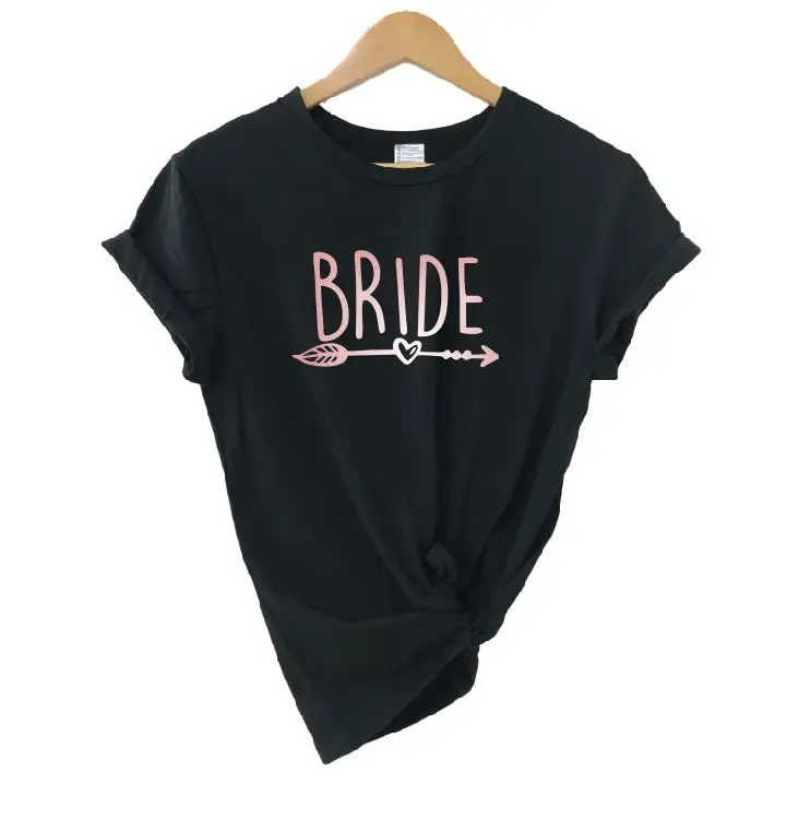 Дизайнерские вечерние футболки для девичника, женские футболки для невесты, повседневные женские топы с коротким рукавом
