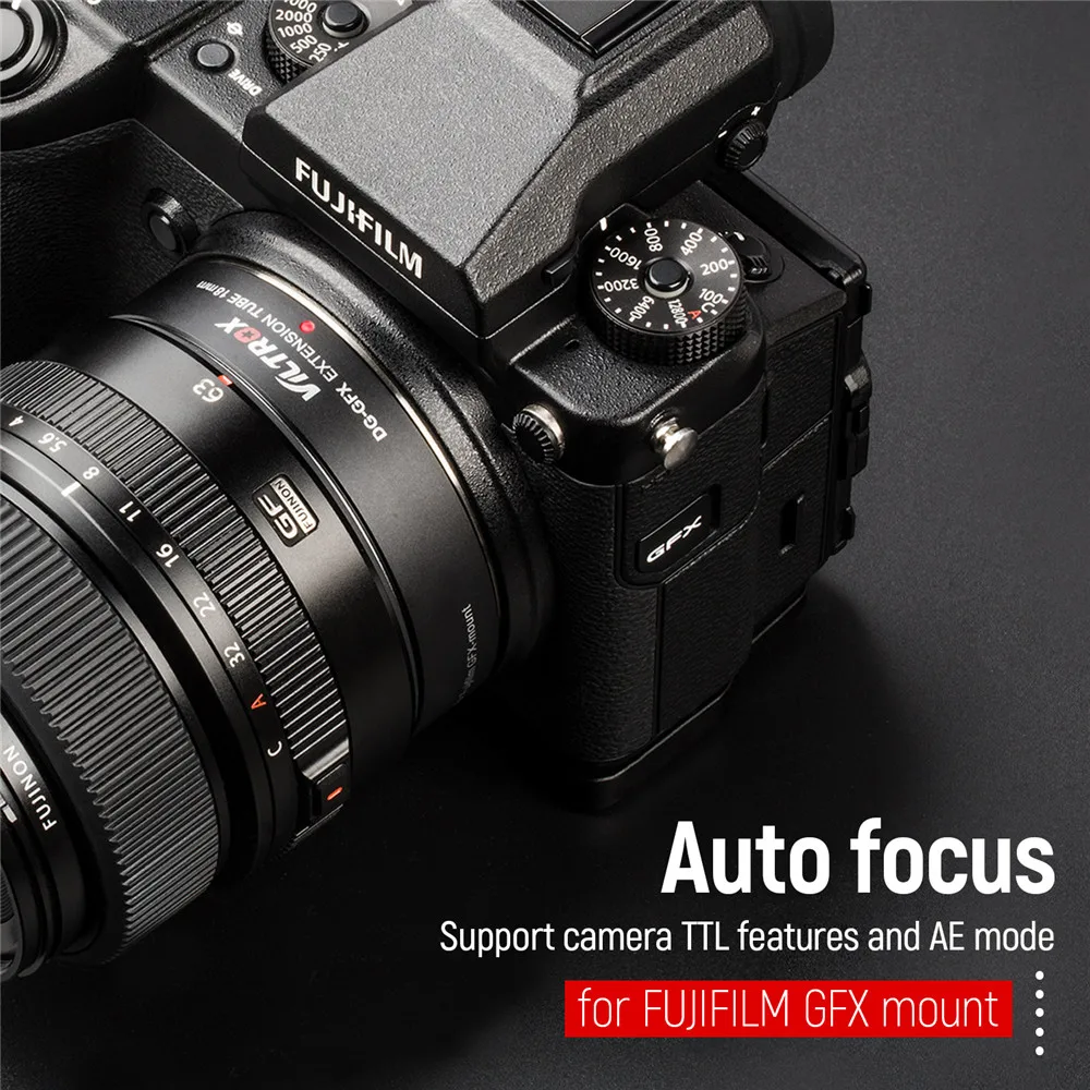 GFX 18 мм Автофокус электронный Макро Удлинитель переходное кольцо для fuji GFX g mount GFX50S GFX50R камера среднего формата