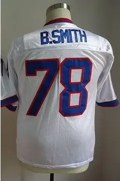 Многоцветный Stitiched, Buffalo, Jim Kelly, Cam Thomas, Брюс Смит, Andre Reed, возврат для мужчин Джерси - Цвет: Многоцветный