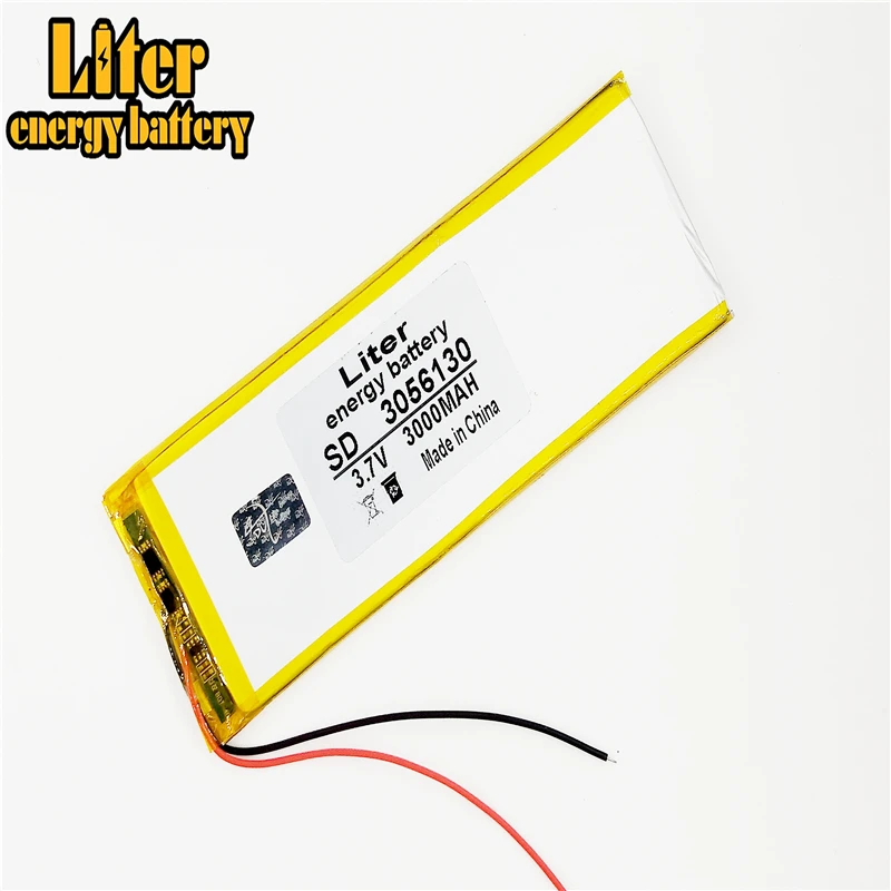 3056130 3 7 V 3000MAH 3055130 литий-полимерный аккумулятор планшета с защитной доской для GPS