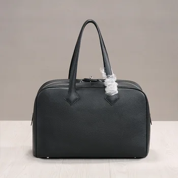 

Women's Large Capacity Totes Fashion 100% Genuine leather Crossbody Bags For Women High Quality Cow Leather Zipper Shoulder Bags