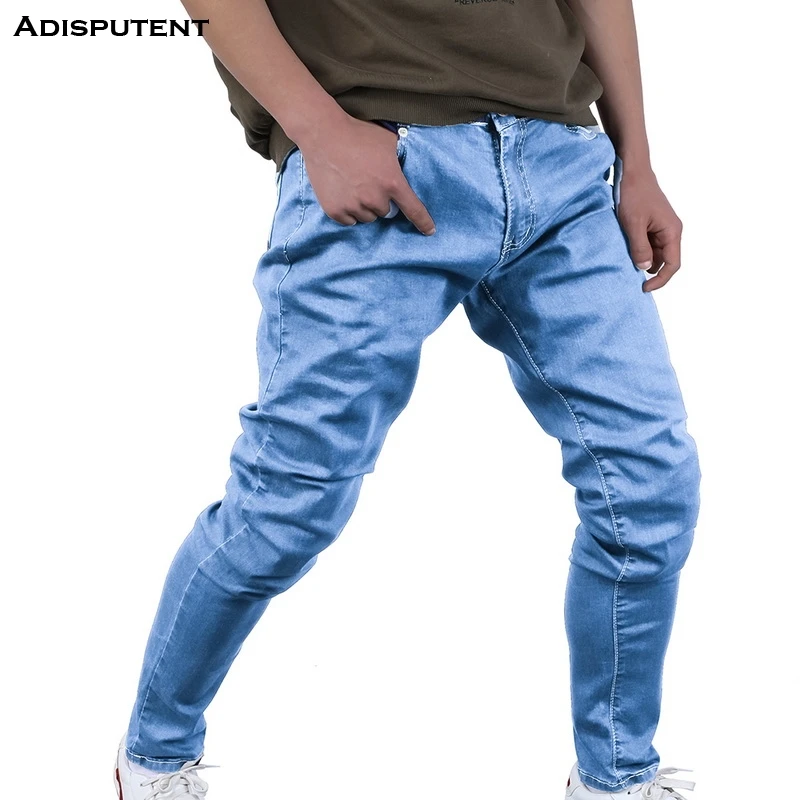 Disputent мужские Брендовые повседневные джинсы черные брюки Брюки Homme стрейч карандаш брюки плюс размер 3XL мужские джинсы 2019