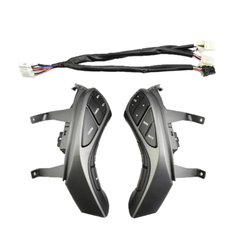 Cruise Control Music Steering Wheel Buttons for Hyundai Elantra 2012-2015 AT 2012-2014 MT I30 Switch-14Pins-Low | Автомобили и