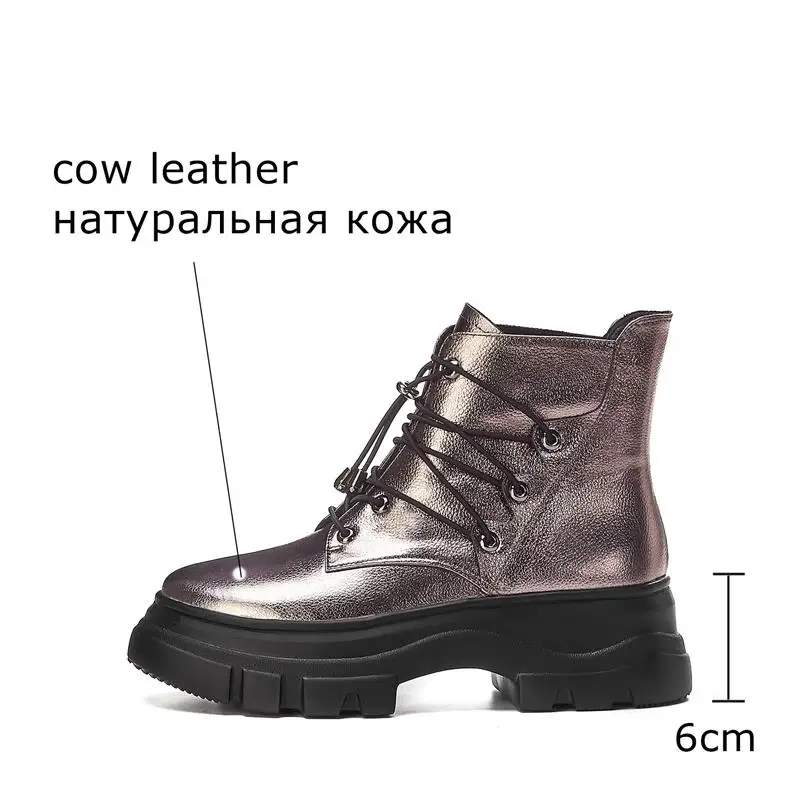 ALLBITEFO/Новинка; Брендовая обувь из натуральной кожи на плоской подошве; модные ботинки для девочек; горячая распродажа; очаровательные женские ботинки; сезон осень-зима