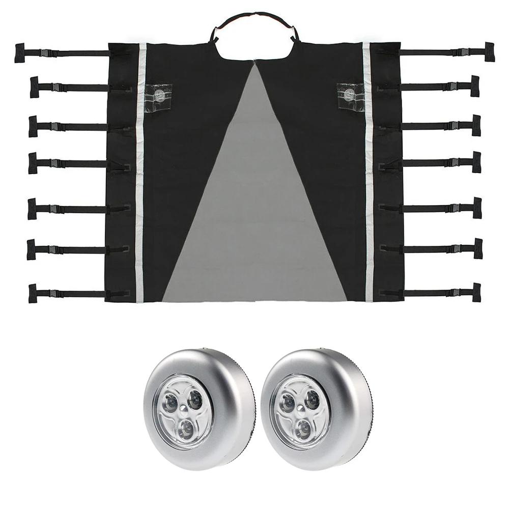 

Universal Caravan Front Towing Cover Protector Covers 220cm x 175cm Front Towing Cover Reflective Strip Dustproof Accessories
