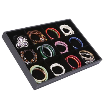 

Bracelet Jewelry Case Box Storage Holder Tray Bracelet Organizer 12 Grids