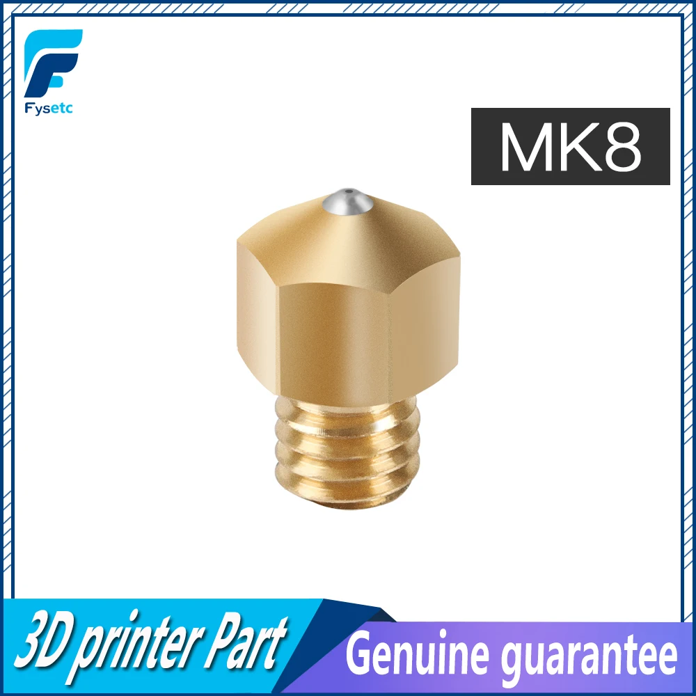 MK8 сапфировое сопло 1 75 мм сопла 0 4 высокотемпературная латунь для PETG ABS PET PEEK