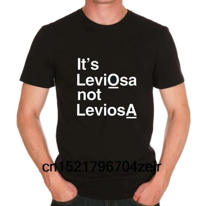 Мужская футболка новый дизайн For It Is Leviosa Not LeviosA женский белый черный топ с круглым
