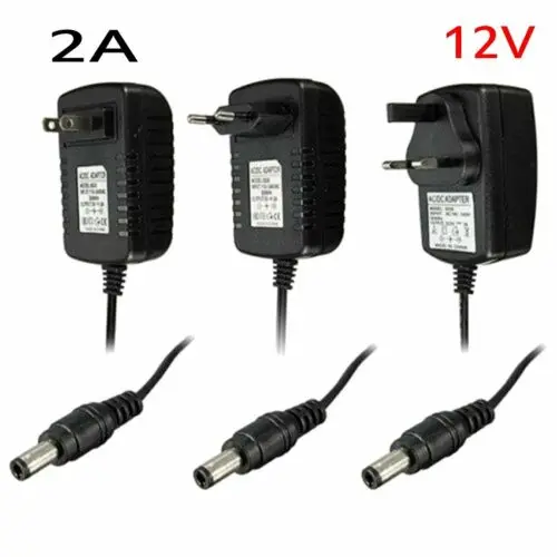 DC 12V 1A/2A/3A/5A/6A/8A/10A светодиодный адаптер питания зарядное устройство Трансформатор Адаптер светодиодной ленты - Цвет: 12v 2A