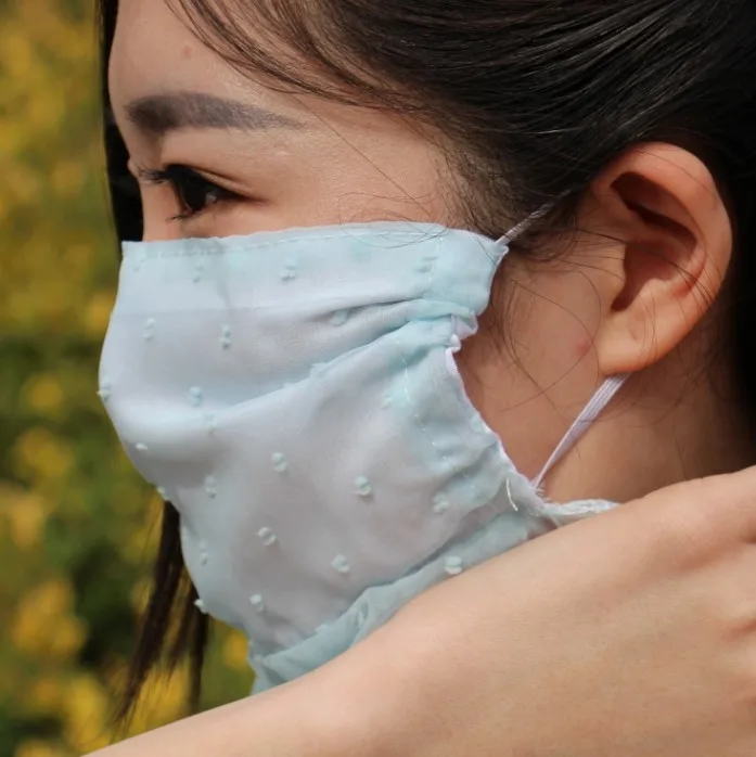 

Summer Women's Driving Sun-resistant Hand Sleeves Set of UV-Protection Sun-resistant UV Face Mask Veil Sleeves Set