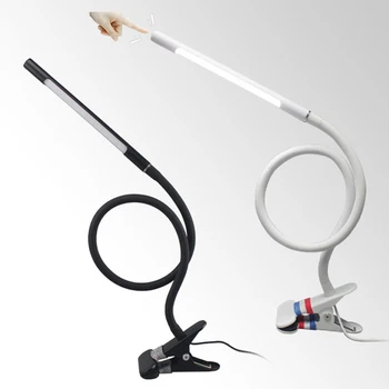 

Mini Long Arm Table Night Lights Flexible Gooseneck Touch Usb Led Light Desk Stand Clip Book Reading Lamp for Bed