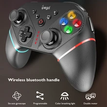 Wireless Game Controller PG-SW038 6-Achse Programmierbare Bluetooth Gamepad mit Turbo für Nintendo Schalter PS3 Android PC Computer