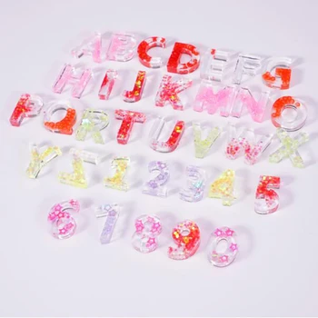 

Capital Letter A To Z Soft Mold Epoxy UV Resin Mold Letter Silicone Mold DIY Jewelry Making Accessories Supplies