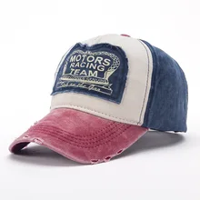 letter baseball caps do old patch color matching men's and women's outdoor fashion sunshade duck tongue racing hat