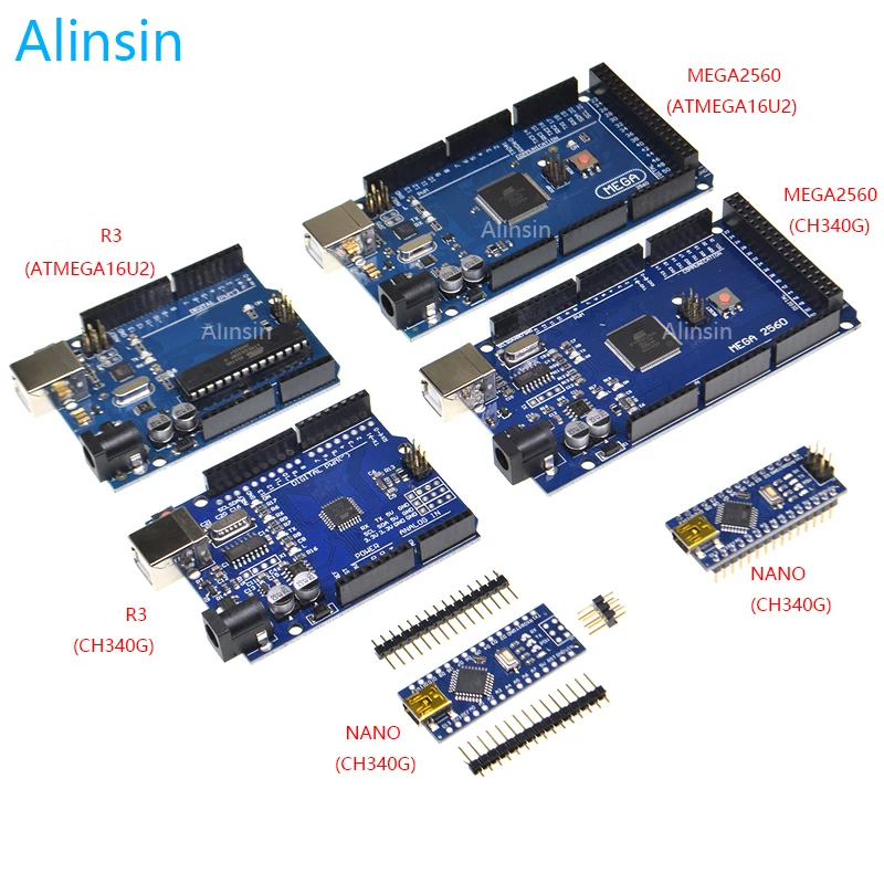 Макетная плата NANO V3.0/MEGA2560 ATmega328P mega328p CH340 CH340G ATMEGA2560 ATMEGA16U2 16U2 для контроллера Arduino UNO