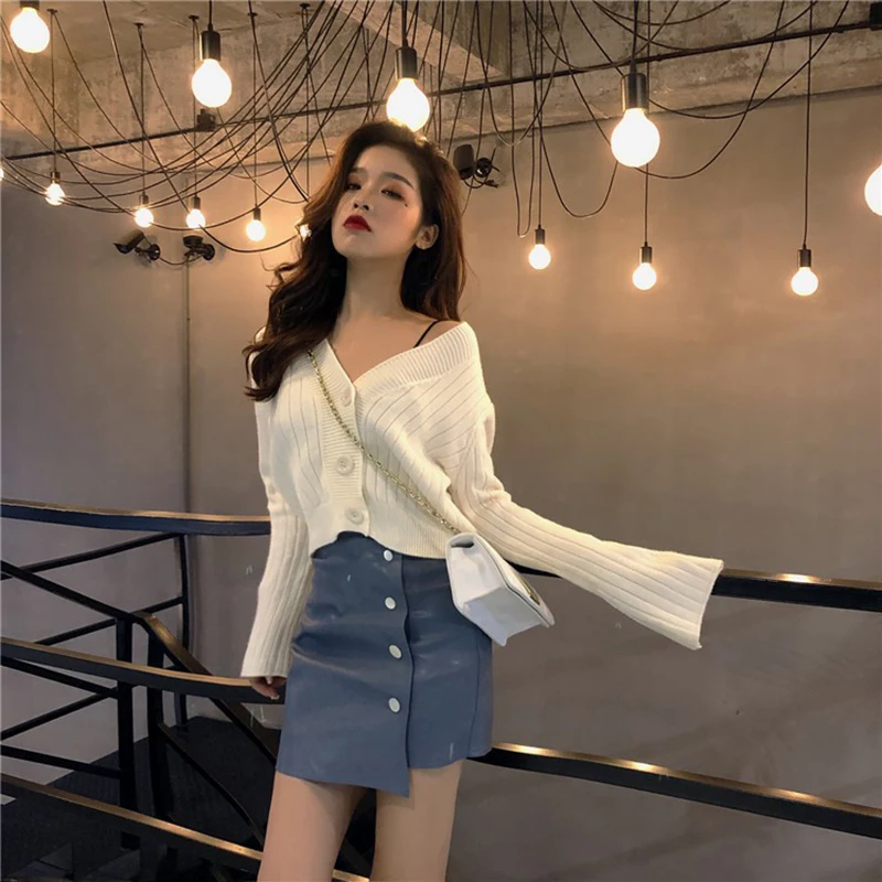 Skup Damski sweter jesienno zimowy sweter damski z długim rękawem bluzki z dzianiny Pull Femme