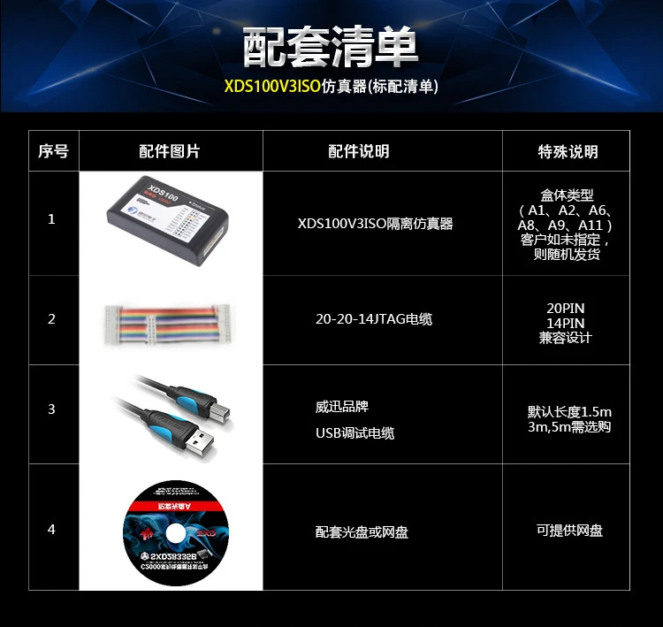 XDS100V3ISO TI DSP ARM промышленный изолированный эмулятор