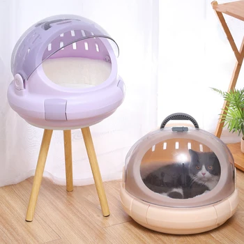 

Pet BagNew Panoramic Web Celebrity Portable Breathable Space Pouch Cat Bag Multi-functional Outdoor Space Pouch Pet Bag