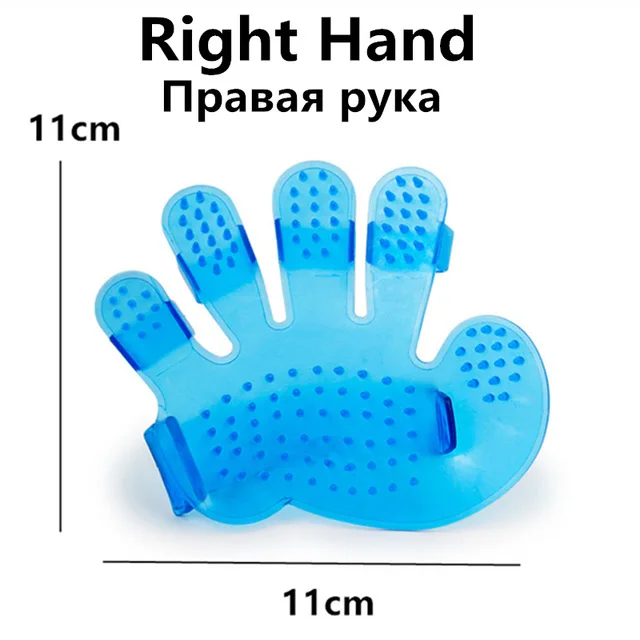 Bathing Blue Right Перчатка для ухода за кошками, гребень для ухода за волосами, хорошие аксессуары для кошек, товары для домашних животных, щетка для ухода за шерстью, аксессуары Gatos - Цвет: Bathing Blue Right