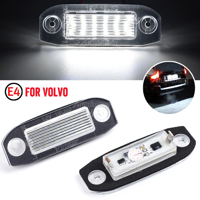 Led License Plate Light for Volvo V50, S80, XC90, S40, S80L, V60
