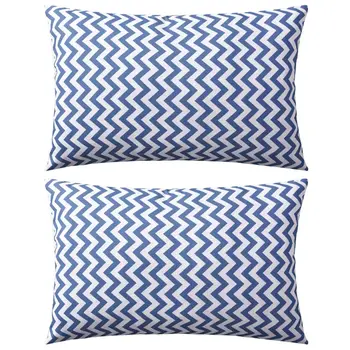 

Vidaxl garden cushion 2 PCs Zigzag pattern 60x40 cm Navy blue