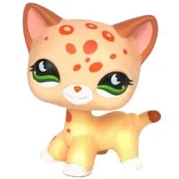 Лпс стоячки кошки Игрушки для кошек lps, редкие подставки, маленькие короткие волосы, котенок, розовый#2291, серый#5, черный#994,, коллекция фигурок для питомцев - Цвет: 852