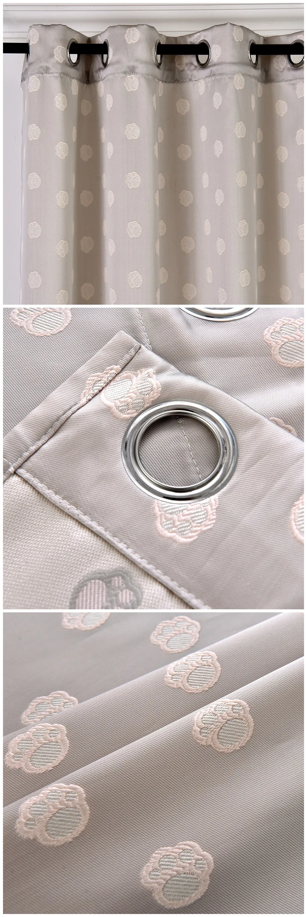 NAPEARL 1 шт. собачьи кошачьи когти жаккардовые короткие подзоры Новые шторы спальня кухня втулка тип изделия домашний декор полу тени