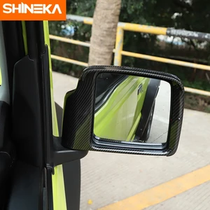 Image 3 - SHINEKA Exterior Stickers For Suzuki Jimny 2019+ Car Rearview Mirror Rain Eyebrow Frame Trim Cover For Suzuki Jimny 2019 2020