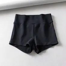 Шорты для йоги, спортивные женские фитнес-шорты с высокой талией, компрессионные тренировочные шорты для бега, облегающие, с контролем живота, для спортзала, спортивные шорты