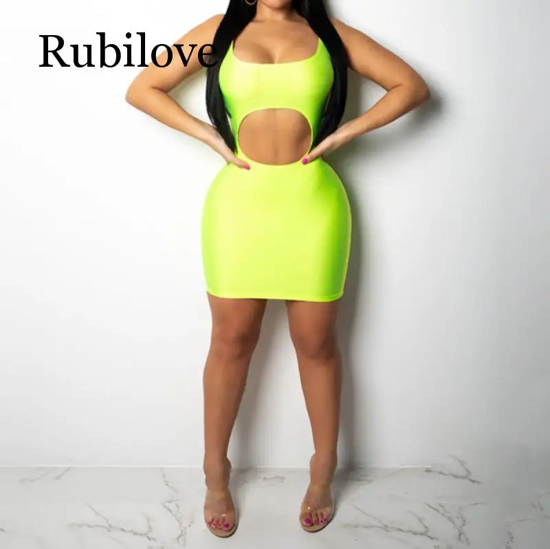 

Rubilove Summer Dress Women Bodycon Dress 2019 Spaghetti Strap Backless Party Mini Sexy Dresses Elegant Vestidos