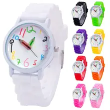 Модные детские часы с арабскими цифрами, карандашом, аналоговым дисплеем, кварцевые детские наручные часы, детские цифровые часы
