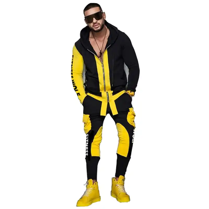 yellow tracksuit set