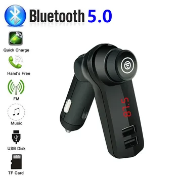 

G27 Automotive MP3 Player Vehicle-mounted FM Emitter Bluetooth Handsfree Car Charger Bluetooth Receiver