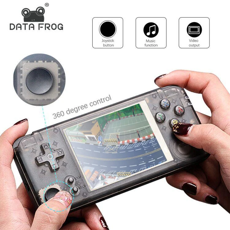 

OMKARSY Retro Video Game Console 3.0 Inch IPS Screen Handheld Game Console Built-in 3000 Classic Games Support For GBA/CP1/CP2