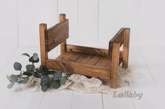 Baby Photography Props Wooden Posing Props Baby Photo Bed Infant Shoot Bed Creative Posing Container Newborn Photo Big Props