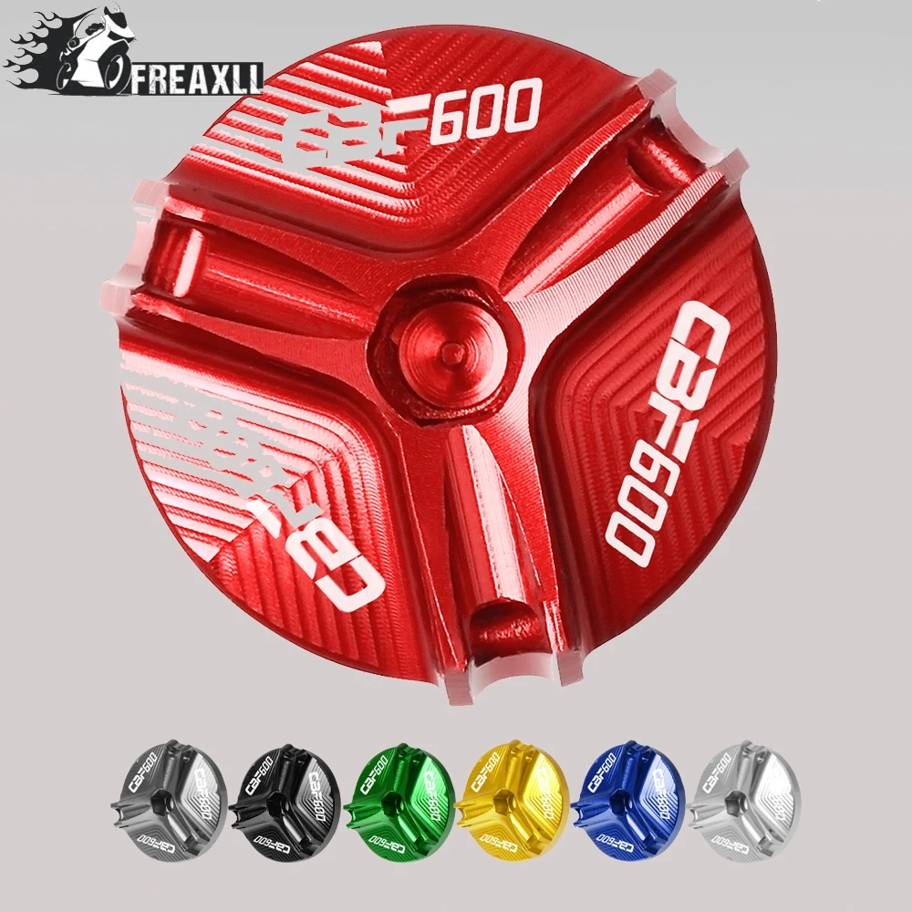 

M20*2.5 Engine Oil Filter Cup Plug Cover Screw With Logo CBF600 For Honda CBF600/SA CBF 600 2010 2011 2012 2013