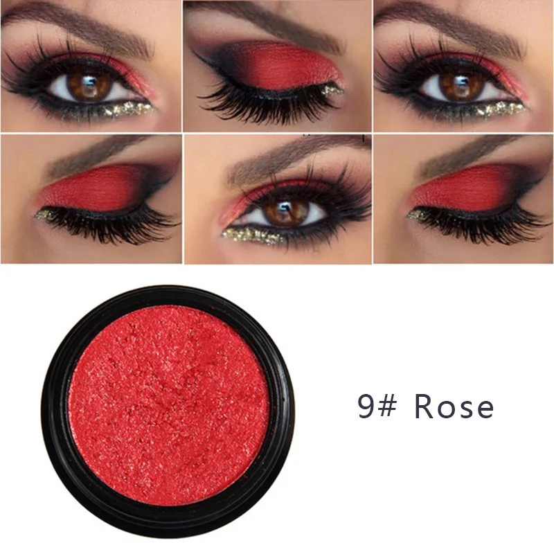 PHOERA Hot Make Up Pallete тени для век Палитра Блеск металлические тени для век Макияж Блеск Тени для век Косметика Тени для век Палитра TSLM2 - Цвет: Rose