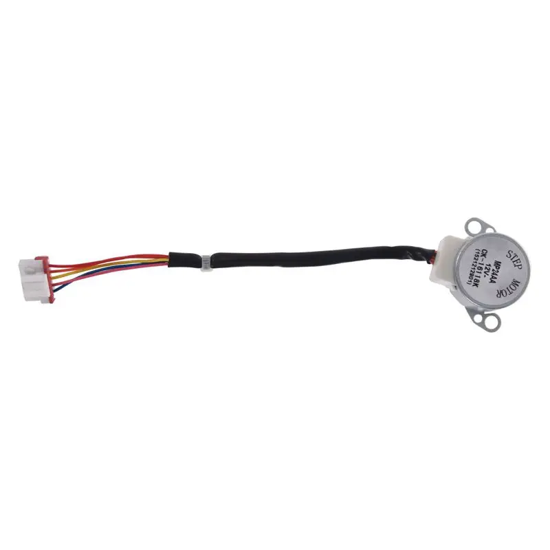 DC 12V CNC редукционный тактовый шаговый двигатель 0.6A 10 oz. in 24BYJ48 серебристый