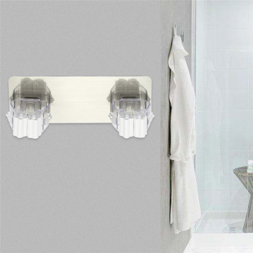 Convenient And Practical wall-mounted Mop Storage Hook Brush Broom Hanger Storage Rack Household Accessories Kitchen Tools

