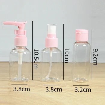 

1 Set Empty Bottle Portable Spray Bottle Dispenser Container for Travel Cosmetic DEC889