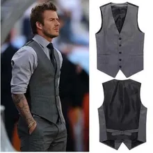 Baker жилет Beckham Весна и лето стиль костюм жилет Slim Fit жилет мужской Корейский Стиль Повседневный