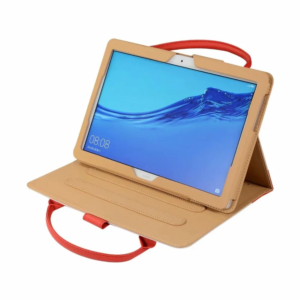 Чехол для планшета с ручками для huawei MediaPad T5 10 AGS2-W09/L09/L03/W19 10,1 дюймов чехол с подставкой+ ручка