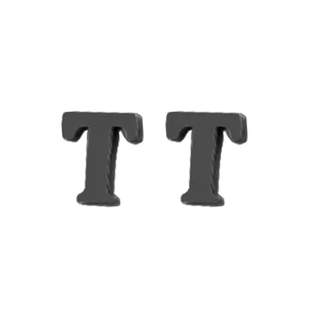 

Hfarich Stainless Steel T B G F A-Z Initial Stud Earrings for Women Personalized Ear Studs For Men New Year Gift 2020