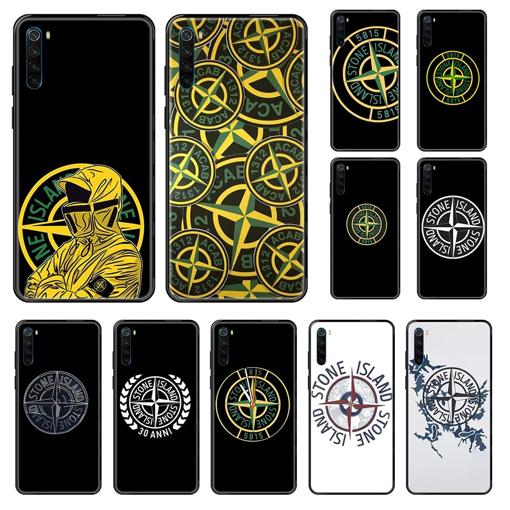 

Italy island and stone silicone tpu shell Etui black Phone case For Xiaomi Redmi Note S2 4 5 6 7 8 A S X Plus Pro